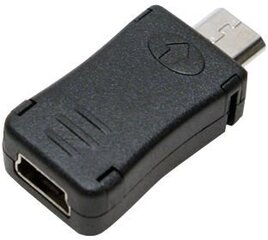 Adapteris LogiLink Mini USB - Micro USB cena un informācija | Adapteri un USB centrmezgli | 220.lv