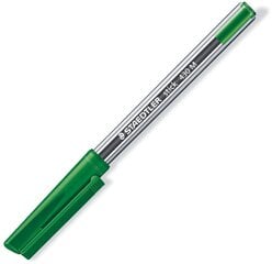 Lodīšu pildspalva STAEDTLER STICK DOCUMENT 430 M, 0.5 mm, zaļa cena un informācija | Rakstāmpiederumi | 220.lv