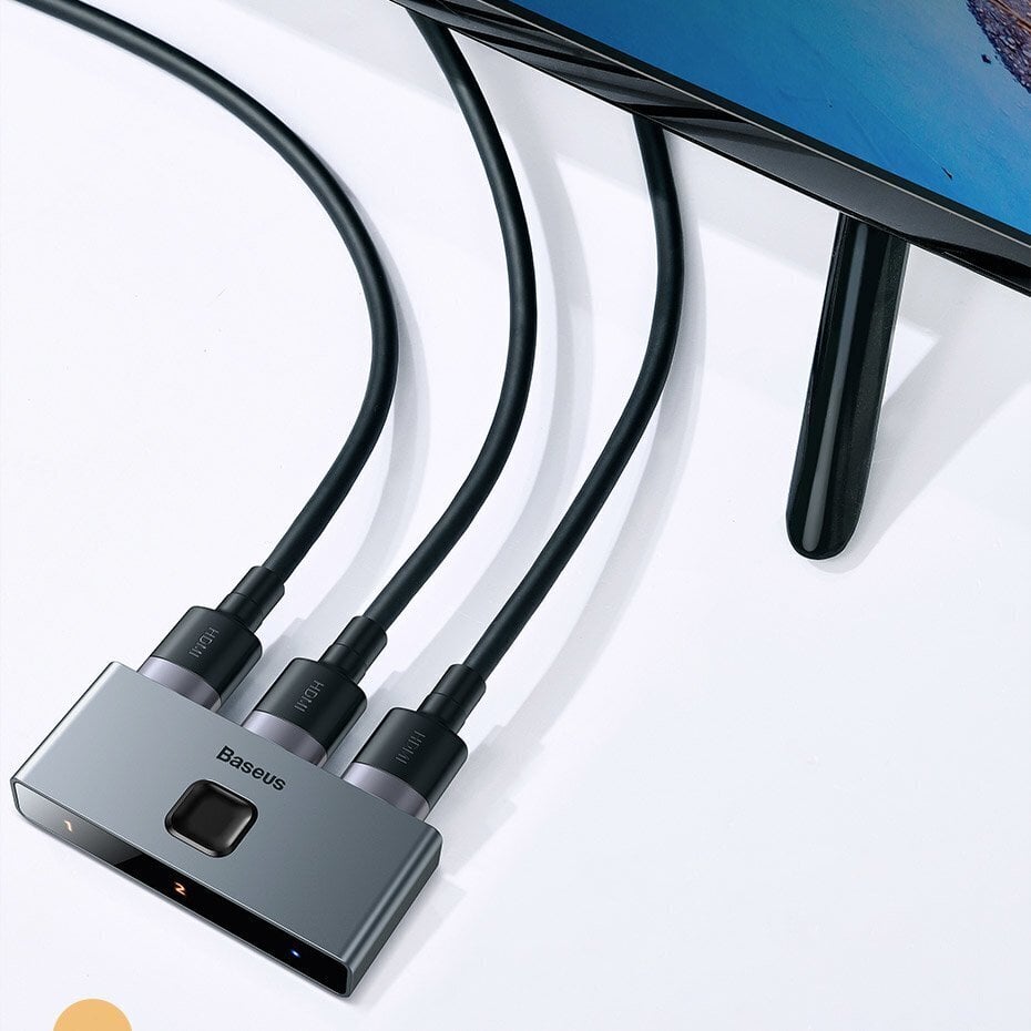 Baseus bidirectional HDMI - 2x HDMI cena un informācija | Adapteri un USB centrmezgli | 220.lv