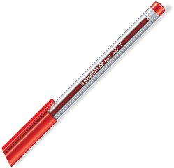 Lodīšu pildspalva STAEDTLER OFFICE BALL 432, 0.3 mm, sarkana cena un informācija | Rakstāmpiederumi | 220.lv