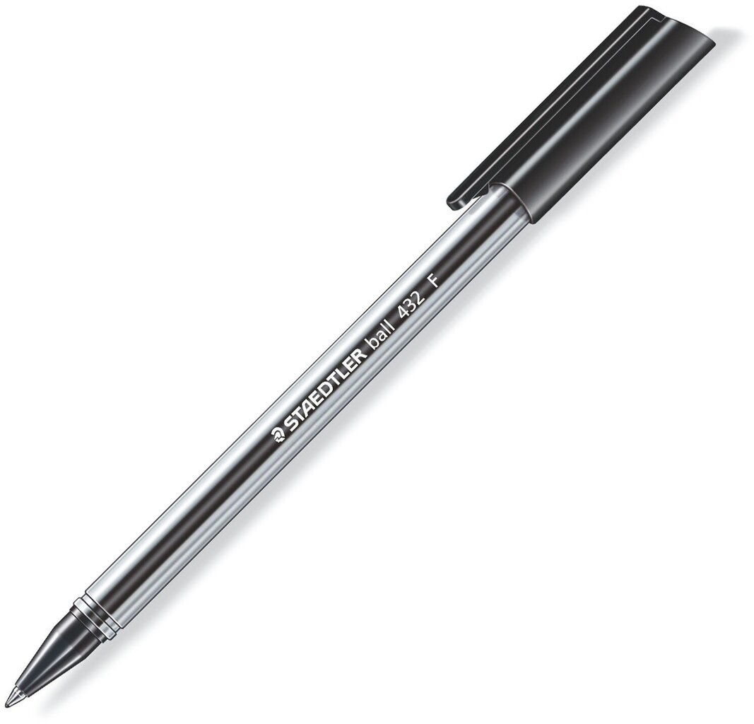 Lodīšu pildspalva STAEDTLER OFFICE BALL 432, 0.3 mm, melna цена и информация | Rakstāmpiederumi | 220.lv