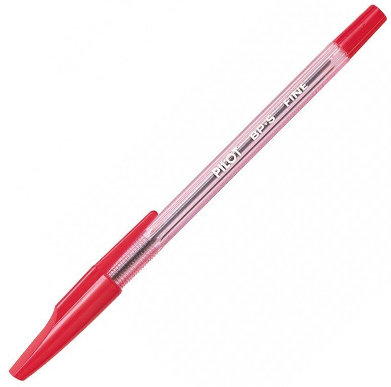 Lodīšu pildspalva PILOT BP Fine, 0.3 mm, sarkana cena un informācija | Rakstāmpiederumi | 220.lv
