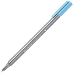 Pildspalva STAEDTLER TRIPLUS FINELINER, 0.3 mm, zilgana цена и информация | Письменные принадлежности | 220.lv