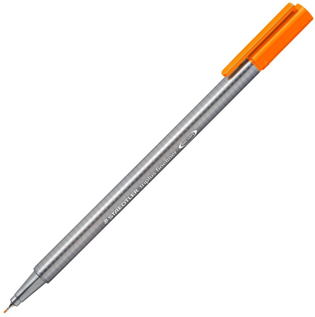 Pildspalva STAEDTLER TRIPLUS FINELINER, 0.3 mm, oranža цена и информация | Rakstāmpiederumi | 220.lv