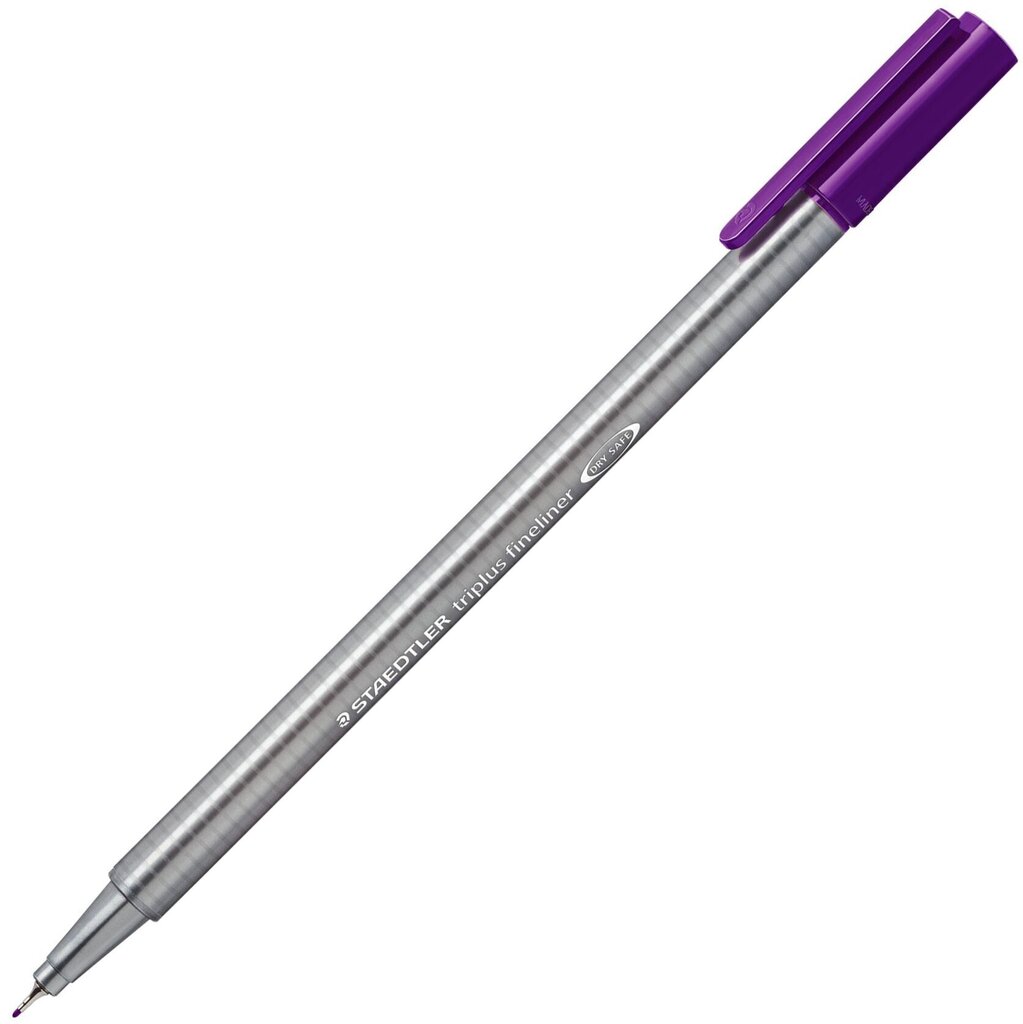 Pildspalva STAEDTLER TRIPLUS FINELINER, 0.3 mm, violeta цена и информация | Rakstāmpiederumi | 220.lv