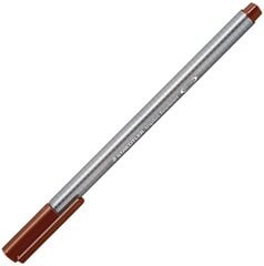 Pildspalva STAEDTLER TRIPLUS FINELINER, 0.3 mm, brūna цена и информация | Письменные принадлежности | 220.lv