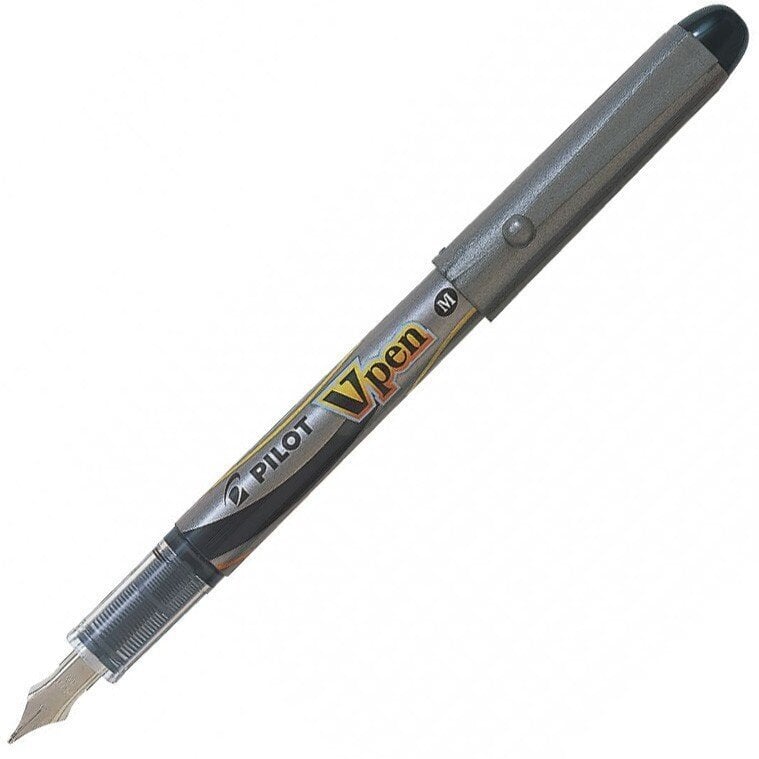 Pildspalva ar spalvu PILOT V-Pen, sudraba krāsas korpuss cena un informācija | Rakstāmpiederumi | 220.lv