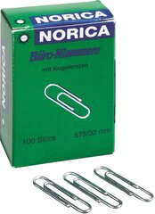 Cinkotas saspraudes ALCO NORICA, 32 mm, 100 gab. цена и информация | Канцелярия | 220.lv