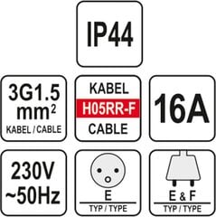 Pagarinātājs 20 m cena un informācija | Pagarinātāji | 220.lv