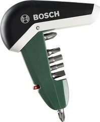 Bosch «Pocket» skrūvgrieža komplekts ar 7 skrūvgrieža uzgaļiem cena un informācija | Rokas instrumenti | 220.lv