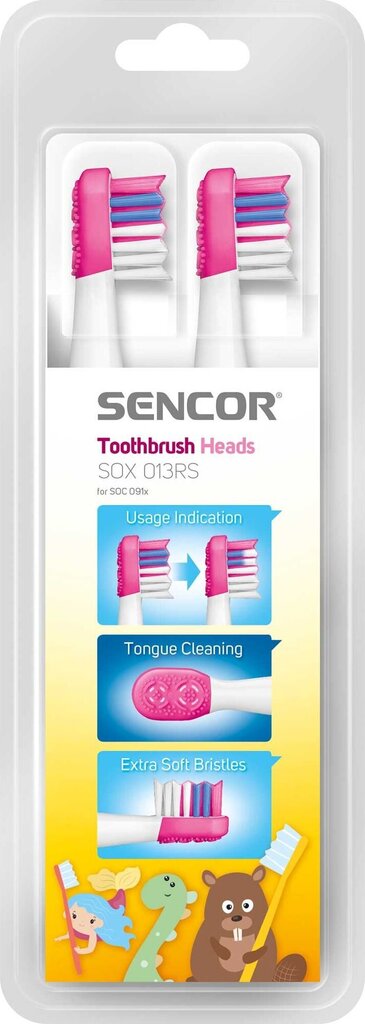 Sencor SOX 013RS цена и информация | Uzgaļi elektriskajām zobu birstēm | 220.lv