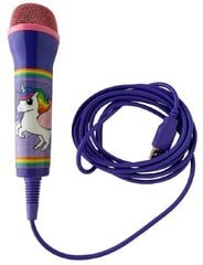 IMP Unicorn Rainbow Microphone - 3M Cable cena un informācija | Mikrofoni | 220.lv