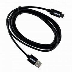 Зарядный кабель KMD - черный, 1,8 м (PS5, Xbox Series X, Switch) цена и информация | Кабели и провода | 220.lv