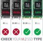 AXAGON EEM2-U3C USB-C 3.1 Gen 1 - M.2 SATA SSD 42-80mm, Box cena un informācija | Komponentu piederumi | 220.lv