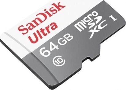 MEMORY MICRO SDXC 64GB UHS-I/SDSQUNR-064G-GN3MA SANDISK цена и информация | Atmiņas kartes fotokamerām | 220.lv