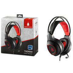 Spartan Gear Thorax Headset Wired - Black/Red (PS4, Xbox One, PC, Mobile) цена и информация | Наушники | 220.lv