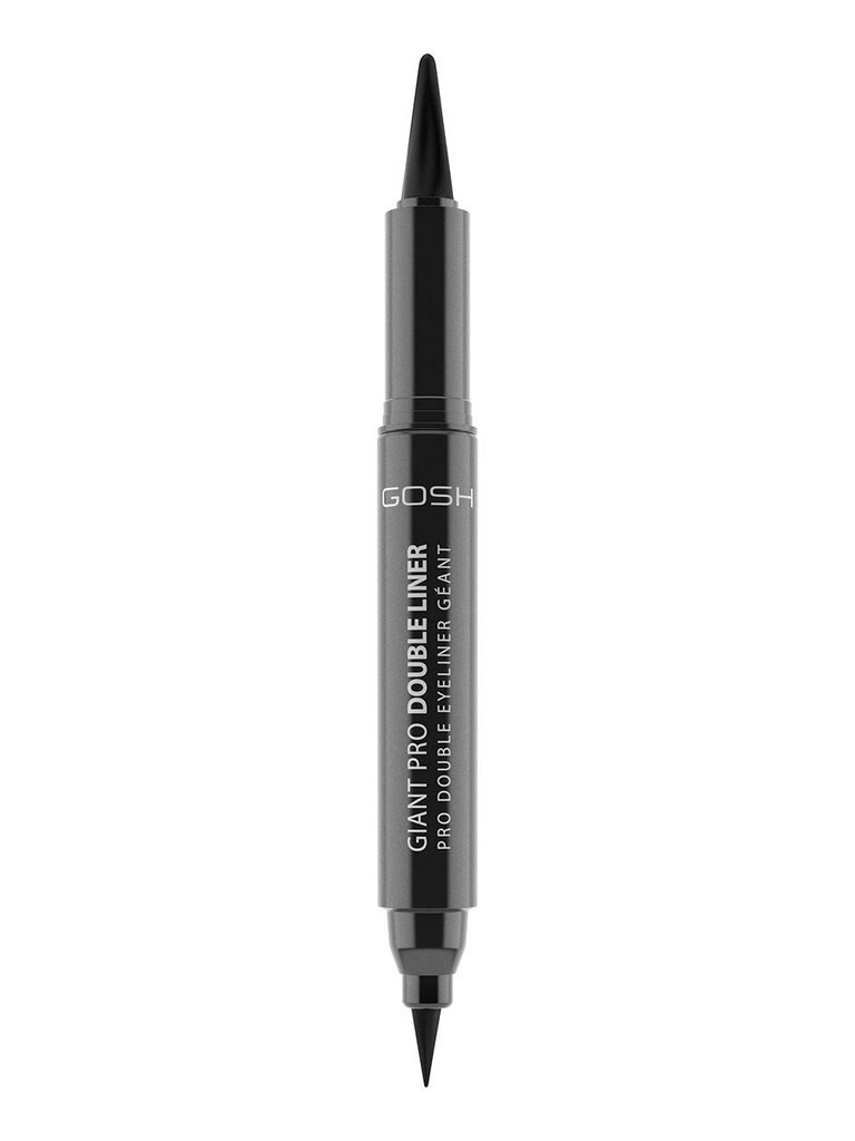 GOSH Giant Pro Double Liner acu laineris 1.5 g + 2.5 ml, 001 Black cena un informācija | Acu ēnas, skropstu tušas, zīmuļi, serumi | 220.lv