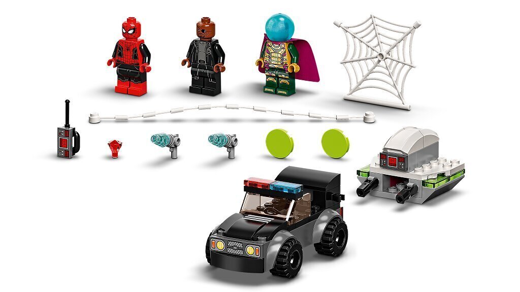 76184 LEGO® Super Heroes Zirnekļcilvēks pret Mysterio drona uzbrukumu cena un informācija | Konstruktori | 220.lv