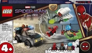 76184 LEGO® Super Heroes Zirnekļcilvēks pret Mysterio drona uzbrukumu cena un informācija | Konstruktori | 220.lv