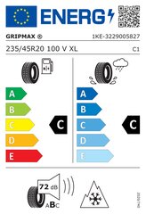 Gripmax Stature M/S 235/45 R20 100V цена и информация | Зимняя резина | 220.lv