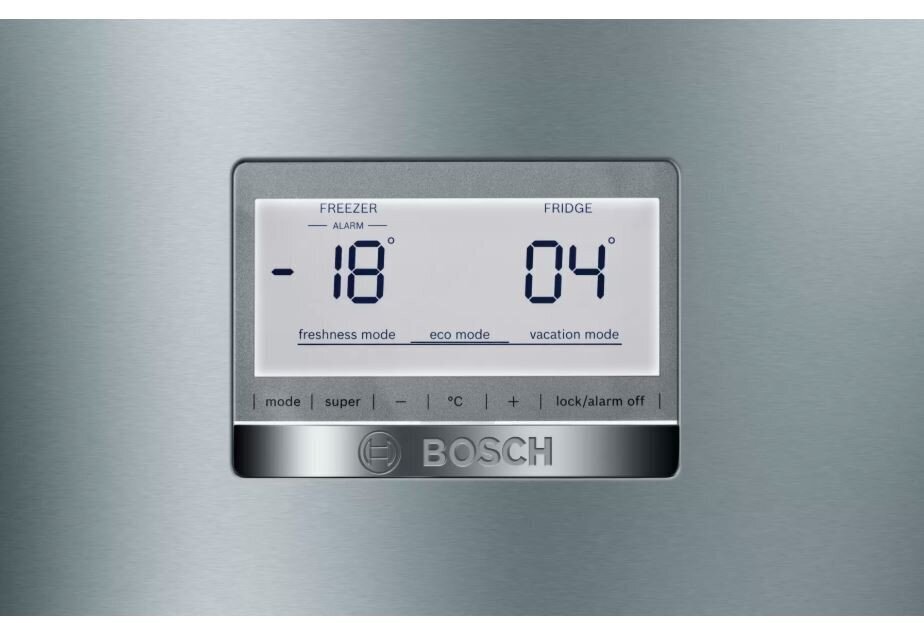 Bosch KGN49AIDP ledusskapis ar saldētavu, 203 cm cena un informācija | Ledusskapji | 220.lv