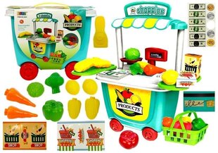 Rotaļu pārtikas lete ar kasi un produktiem cena un informācija | Rotaļlietas meitenēm | 220.lv
