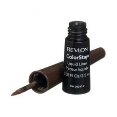Revlon ColorStay Liquid Liner acu laineris 2.5 ml, Brown cena un informācija | Acu ēnas, skropstu tušas, zīmuļi, serumi | 220.lv
