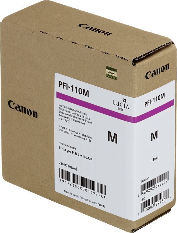 CANON PFI-110 MAGENTA цена и информация | Tintes kārtridži | 220.lv