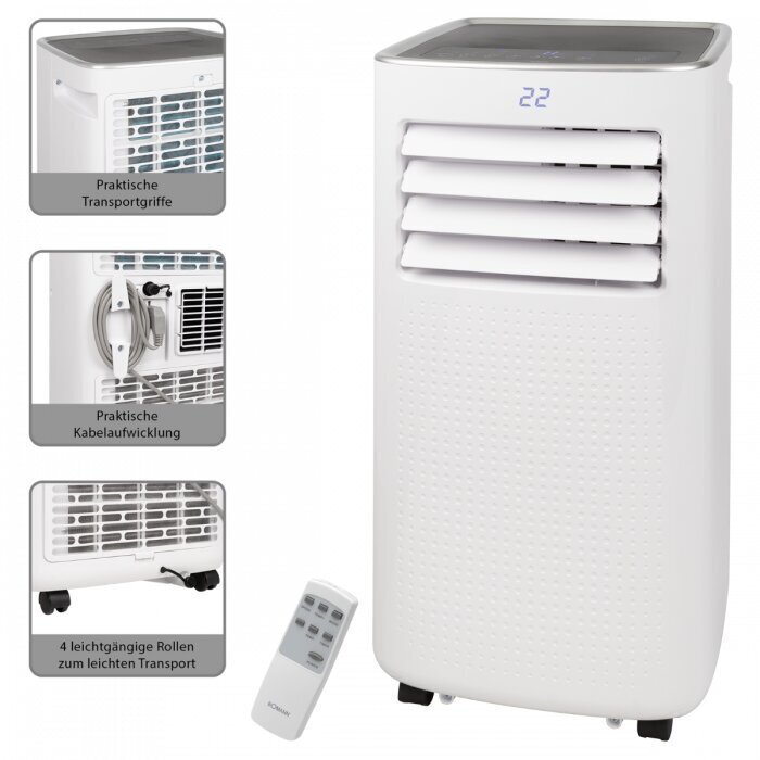 Bomann CL6049CBW kondicionieris cena un informācija | Gaisa kondicionieri, siltumsūkņi, rekuperatori | 220.lv