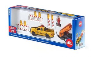 Siku Dodge RAM ar ceļu remontdarbu piekabi cena un informācija | Rotaļlietas zēniem | 220.lv