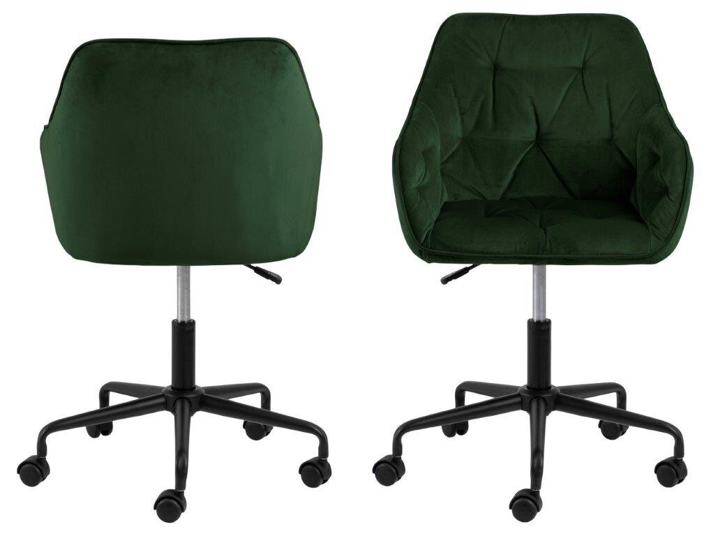 Darba krēsls BROOKE, 59x59xH89cm, mežzaļš cena un informācija | Biroja krēsli | 220.lv
