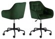 Darba krēsls BROOKE, 59x59xH89cm, mežzaļš cena un informācija | Biroja krēsli | 220.lv