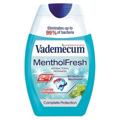 Vademecum 2in1 Toothpaste&Mouthwash  зубная паста 75 ml цена и информация | Зубные щетки, пасты | 220.lv