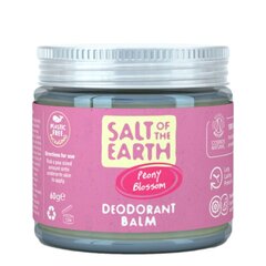 Salt of the Earth plastmasu nesaturošs dabīgs krēms dezodorants Peony Blossom, 60g cena un informācija | Ķermeņa krēmi, losjoni | 220.lv