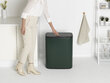Brabantia Bo touch Bin atkritumu tvertne, 2x30L, Pine Green cena un informācija | Miskastes | 220.lv