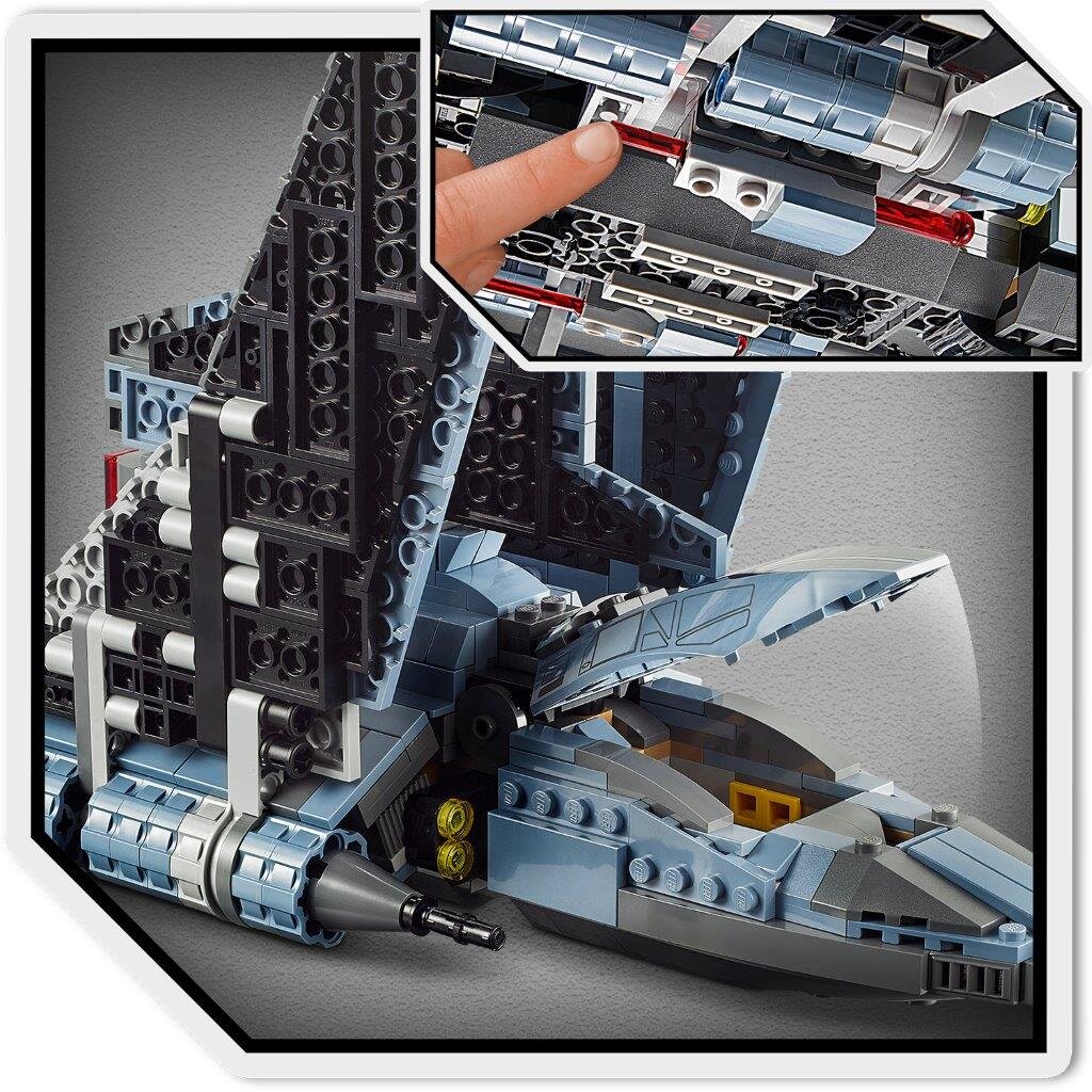 75314 LEGO® Star Wars The Bad Batch kosmosa kuģis uzbrukumiem cena un informācija | Konstruktori | 220.lv