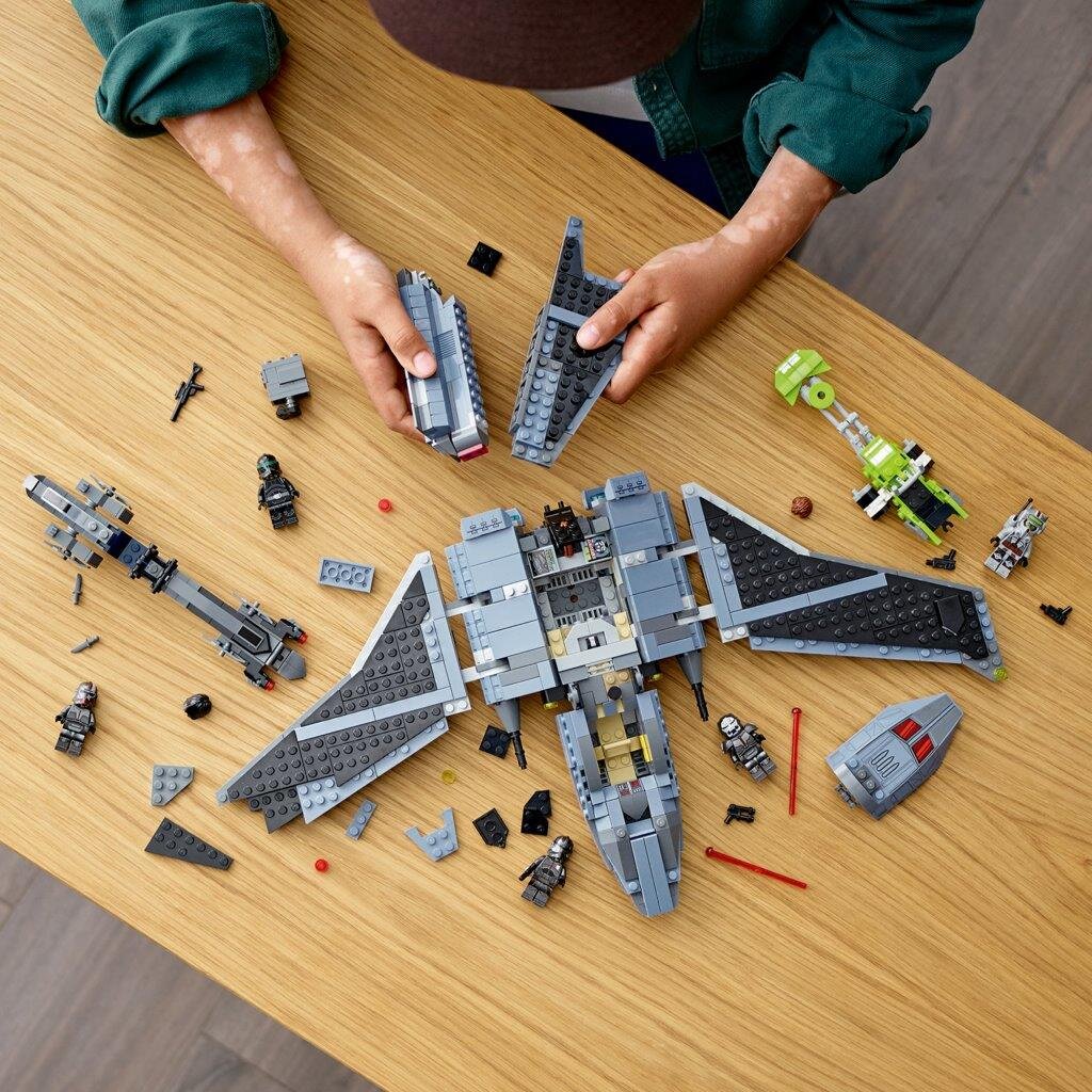 75314 LEGO® Star Wars The Bad Batch kosmosa kuģis uzbrukumiem cena un informācija | Konstruktori | 220.lv