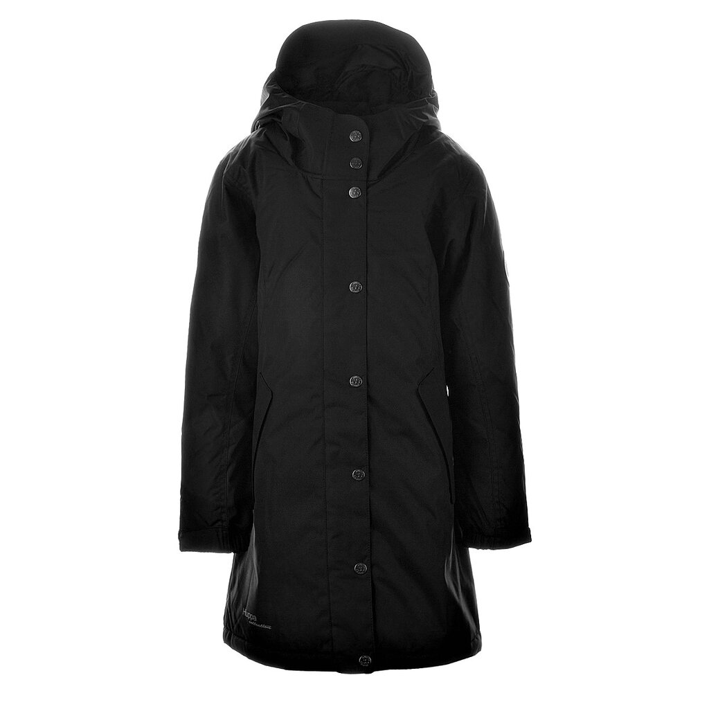 Huppa ziemas parka meitenēm JANELLE 1 140g, melna цена и информация | Ziemas apģērbs bērniem | 220.lv