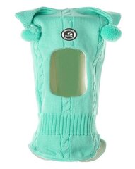 Huppa bērnu ziemas cepure COCO 4, piparmētras zaļa цена и информация | Шапки, перчатки, шарфы для девочек | 220.lv