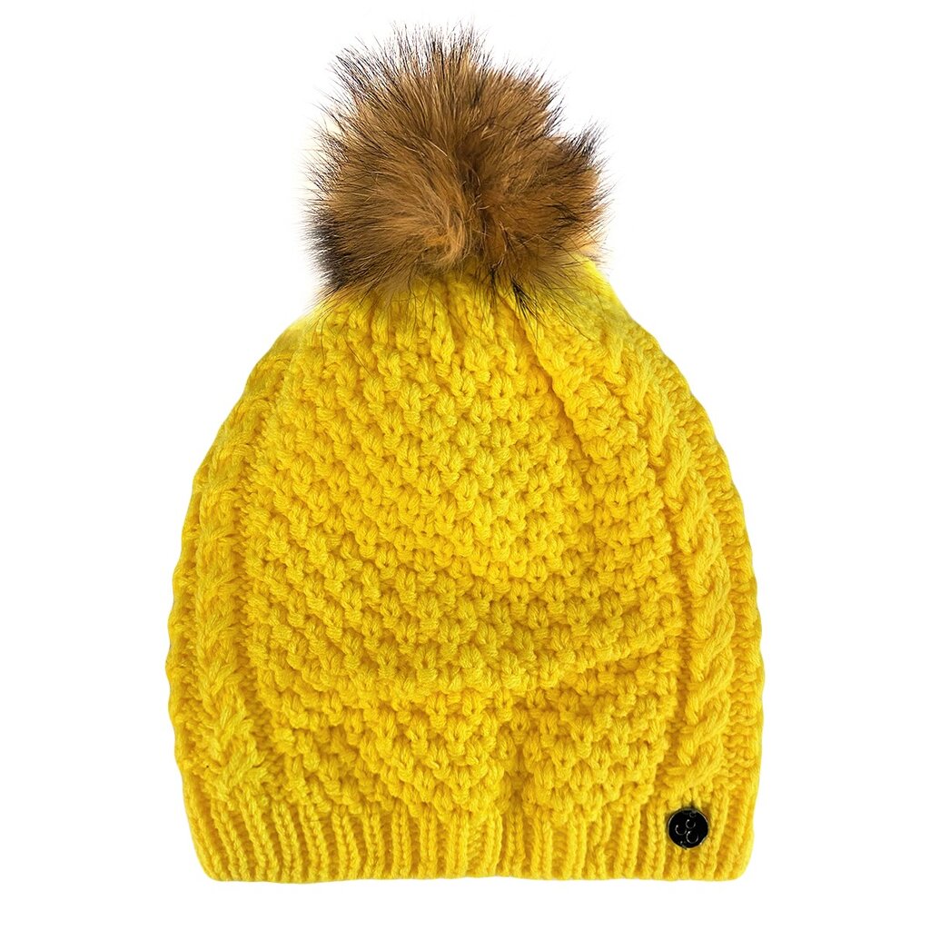 Huppa ziemas cepure ASH, dzeltena cena un informācija | Sieviešu cepures | 220.lv