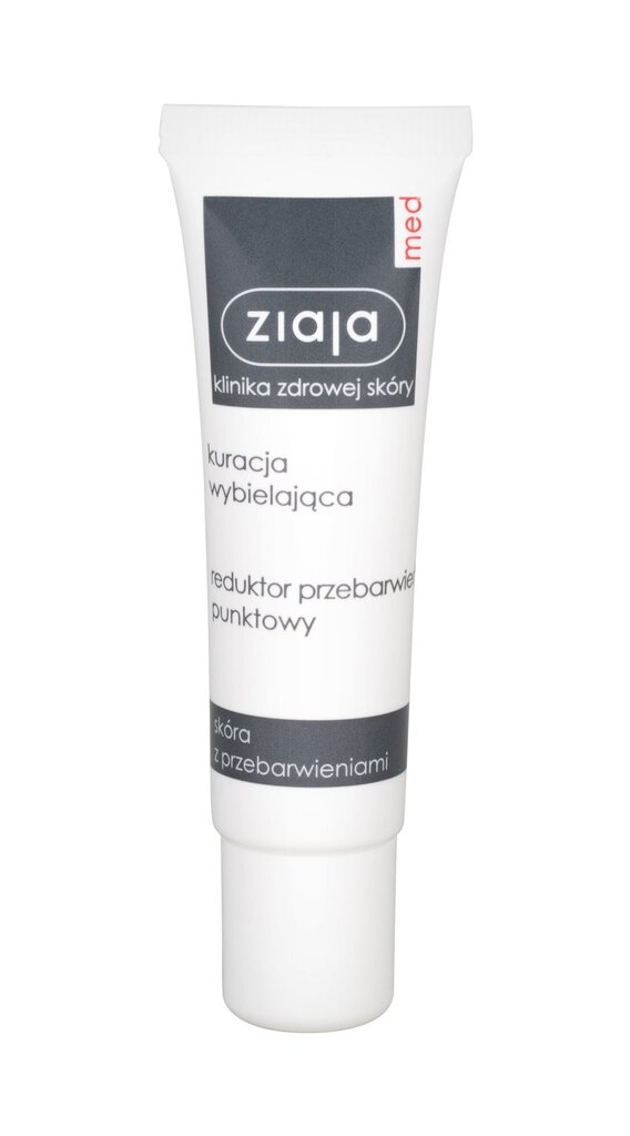 Ziaja Med Whitening Discoloration Reducer sejas serums 30 ml cena un informācija | Sejas krēmi | 220.lv