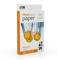 ColorWay High Glossy Photo Paper, 50 sheets, 10x15, 230 g cena un informācija | Burtnīcas un papīra preces | 220.lv