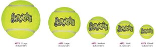 Kong Air Squeakair tenisa bumbiņa suņiem, L izmēra цена и информация | Игрушки для собак | 220.lv