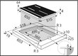 De Dietrich DPI7686BP, indukcijas plāksne, 4 gatavošanas zonas, 65 cm cena un informācija | Plīts virsmas | 220.lv