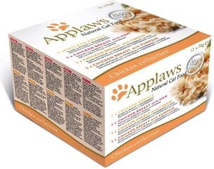 Konservu komplekts Applaws Collect. Pack Chicken, 12 x 70 g cena un informācija | Applaws Zoo preces | 220.lv