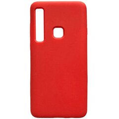 Aizmugurējais vāciņš Evelatus    Samsung    A9 2018 Silicone Case    Red cena un informācija | Telefonu vāciņi, maciņi | 220.lv