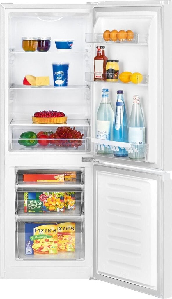 Bomann KG320.2W ledusskapis ar saldētavu, 143 cm cena un informācija | Ledusskapji | 220.lv
