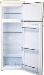 Frigelux RFDP246RCA ledusskapis ar saldētavu, 169 cm, bēšs cena un informācija | Ledusskapji | 220.lv