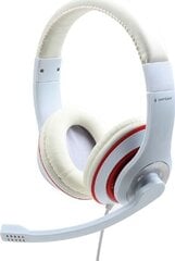 Наушники Gembird Stereo Headset MHS 03 WTRD White цена и информация | Наушники | 220.lv
