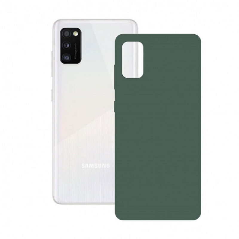 Samsung Galaxy A41 Silk Cover By Ksix Green cena un informācija | Telefonu vāciņi, maciņi | 220.lv